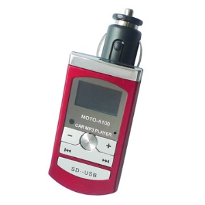 LCD Display FM Modulator Car MP3 Player w/  USB SD Solt