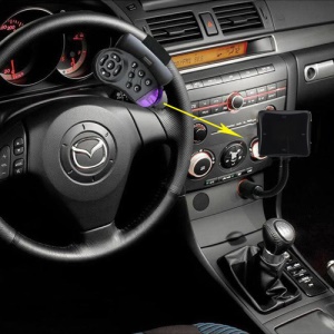 Car LCD Bluetooth SD MMC MP3 FM Handfree Steering Transmitter