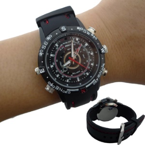 Secret Waterproof Spy Watch , Wrist Pinhole Camera,  Mini Hidden Dvr Mp9