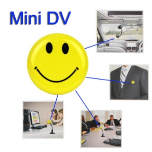 Mini Smile Face DV Sports HD Car DVR Video Spy Camera