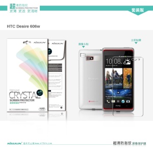 Nillkin Anti Fingerprint Clear Screen Protective Film for HTC Desire 606w (Suite Edition)