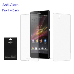 Premium Anti-Glare Full Body Front &amp; Back Screen Guard Film for Sony Xperia Z L36h C6603 Yuga