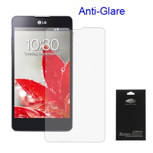 Anti-Glare Frosted Screen Protector Guard Film for LG Optimus G E973 E975 (Black Packing)