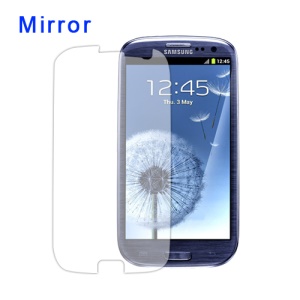 Mirror Screen Protector Film for Samsung GT-I9300 Galaxy S 3 / III