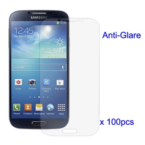 100Pcs/Lot Anti-Glare Frosted Screen Protector for Samsung Galaxy S 4 IV i9500 i9505