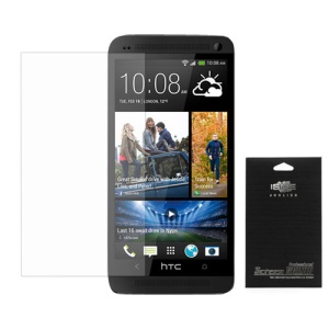 Clear LCD Screen Protector Guard Film for HTC One M7 801e (with Black Packaging)