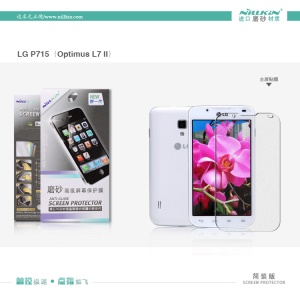 Nillkin Scratch-Resistant Anti-Glare LCD Screen Protector Guard for LG Optimus L7 II Dual P715