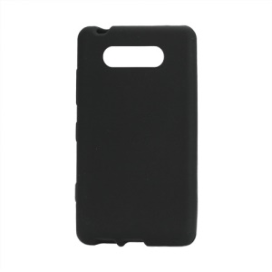 Flexible Silicone Jelly Skin Case for Nokia Lumia 820 - Black