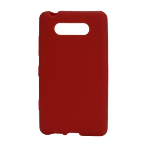Flexible Silicone Jelly Skin Case for Nokia Lumia 820 - Red