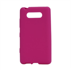 Flexible Silicone Jelly Skin Case for Nokia Lumia 820 - Rose