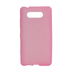 Flexible Silicone Jelly Skin Case for Nokia Lumia 820 - Pink
