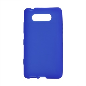 Flexible Silicone Jelly Skin Case for Nokia Lumia 820 - Dark Blue