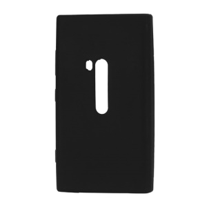 Silicone Rubber Jelly Case for Nokia Lumia 920 - Black
