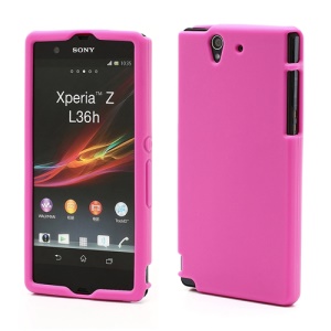 Soft Silicone Case Cover Accessories for Sony Xperia Z C6603 L36h Yuga - Rose