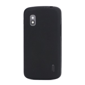 Flexible Silicone Skin Case Cover for LG E960 Mako Google Nexus 4 - Black
