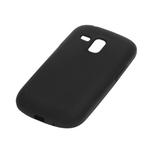 Silicone Jelly Skin Case Cover for Samsung Galaxy S III / 3 Mini I8190 - Black