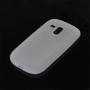 Silicone Jelly Skin Case Cover for Samsung Galaxy S III / 3 Mini I8190 - White