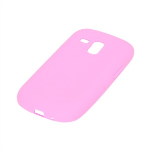 Silicone Jelly Skin Case Cover for Samsung Galaxy S III / 3 Mini I8190 - Pink