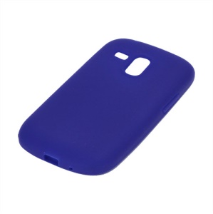 Silicone Jelly Skin Case Cover for Samsung Galaxy S III / 3 Mini I8190 - Dark Blue