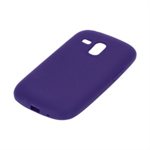Silicone Jelly Skin Case Cover for Samsung Galaxy S III / 3 Mini I8190 - Purple