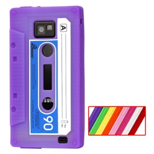 Tape Soft Silicone Case for Samsung i9100 Galaxy S2 / II