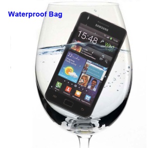 Silicone Waterproof Skin Bag Pouch for Samsung Galaxy S 2 / II I9100