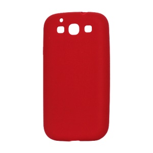 Flexible Silicone Skin Case for Samsung Galaxy S 3 / III I9300 I747 L710 T999 I535 R530 - Red