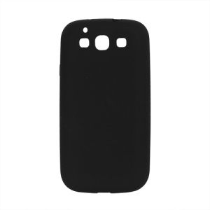 Flexible Silicone Skin Case for Samsung Galaxy S 3 / III I9300 I747 L710 T999 I535 R530 - Black