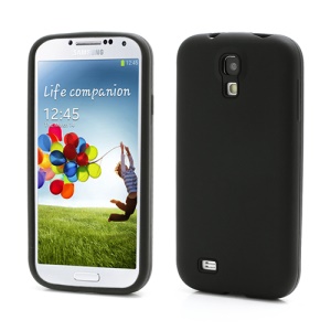 Flexible Silicone Skin Protector Case for Samsung Galaxy S 4 IV i9500 i9505 - Black