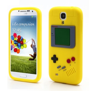 Nintendo Game Boy Silicone Skin Shell Case for Samsung Galaxy S IV 4 i9500 i9505 - Yellow