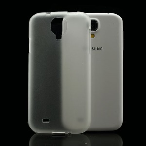 Ultra-thin Frosted Silicone Case Shell for Samsung Galaxy S IV 4 i9500 i9505 - White