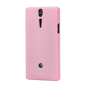Sony Xperia S LT26i LT26a / Nozomi Silicone Skin Case Cover - Pink