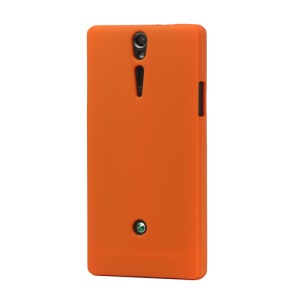 Silicone Skin Case Cover for Sony Xperia S LT26i LT26a / Nozomi - Orange