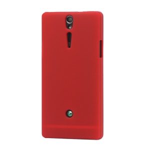 Silicone Skin Case Cover for Sony Xperia S LT26i LT26a / Nozomi - Red