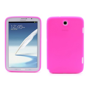 Soft Rubber Silicone Case for Samsung Galaxy Note 8.0 N5100 N5110 - Rose