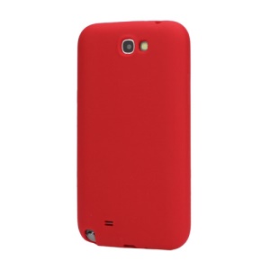 Soft Silicone Case Cover for Samsung Galaxy Note II N7100 - Red