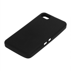 Flexible Silicone Skin Back Case for BlackBerry Z10 BB 10 - Black