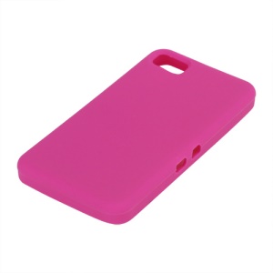 Flexible Silicone Skin Back Case for BlackBerry Z10 BB 10 - Rose