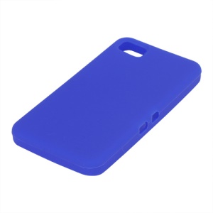 Flexible Silicone Skin Back Case for BlackBerry Z10 BB 10 - Dark Blue