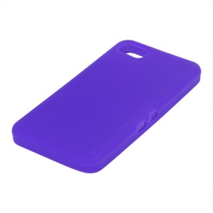 Flexible Silicone Skin Back Case for BlackBerry Z10 BB 10 - Purple