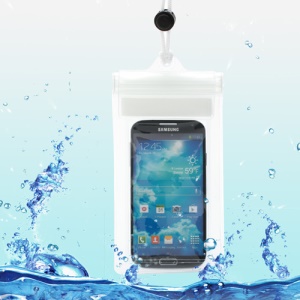 Waterproof Dry Bag Case for Samsung Galaxy S4 I9500/ Galaxy Note II N7100/ Galaxy S 3 I9300 Etc (Size:190x100mm) - Transparent