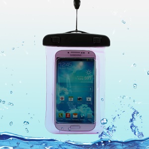 Waterproof Pouch Dry Bag Case for Samsung Galaxy S4 I9500/ Galaxy I9300 / iPhone 5 4S Etc (Size:140x100mm) - Rose
