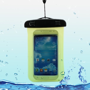 Waterproof Pouch Dry Bag Case for Samsung Galaxy S4 I9500/ Galaxy I9300 / iPhone 5 4S Etc (Size:140x100mm) - Yellow