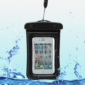Waterproof Dry Bag Pack Case Pouch for Samsung Galaxy S4 I9500/ Galaxy I9300 / iPhone 5 4S Etc (Size:155x105mm) - Black