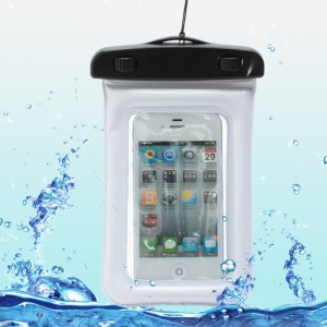 Waterproof Dry Bag Pack Case Pouch for Samsung Galaxy S4 I9500/ Galaxy I9300 / iPhone 5 4S Etc (Size:155x105mm) - White