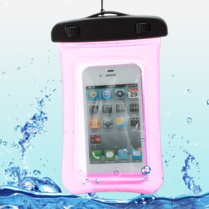 Waterproof Dry Bag Pack Case Pouch for Samsung Galaxy S4 I9500/ Galaxy I9300 / iPhone 5 4S Etc (Size:155x105mm) - Rose