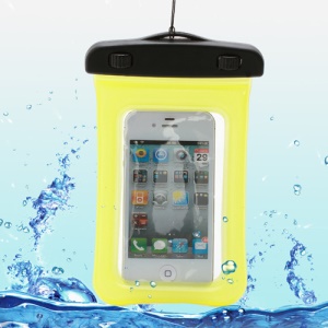 Waterproof Dry Bag Pack Case Pouch for Samsung Galaxy S4 I9500/ Galaxy I9300 / iPhone 5 4S Etc (Size:155x105mm) - Yellow