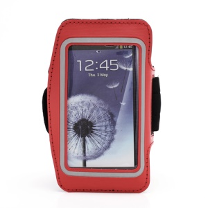 Sports Workout Gym Running Armband Case for Samsung Galaxy S 4 IV i9500 i9505 - Red