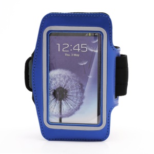 Sports Workout Gym Running Armband Case for Samsung Galaxy S 4 IV i9500 i9505 - Blue