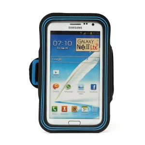 Premium Gym Sport  Armband Case Cover for Samsung Galaxy Note II N7100 I9220 - Blue